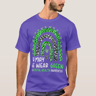 T-shirt En mai nous portons du vert pour la sensibilisatio