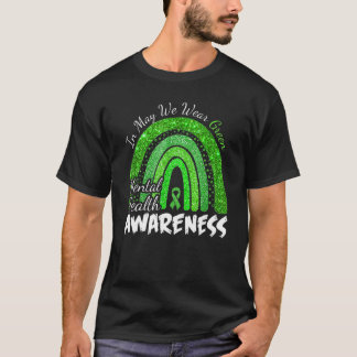 T-shirt En Mai, Nous Portons Une Sensibilisation Verte À L