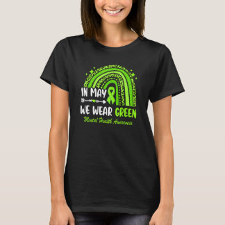 T-shirt En Mai, Nous Portons Vert Sensibilisation À La San