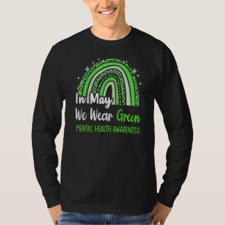 T-shirt En Mai, Nous Portons Vert Sensibilisation À La San