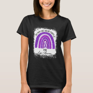 T-shirt En Mai Nous Portons Violet Pour Lupus Sensibilisat
