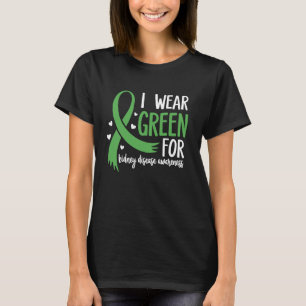 T-shirt En Mars, Nous Portons Green Kidney Disease Awarene