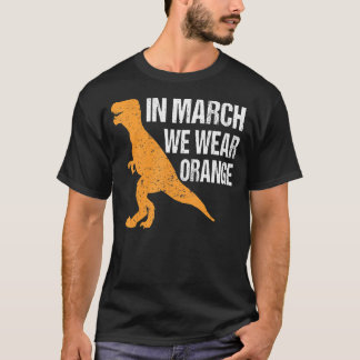 T-shirt En Mars Nous Portons Orange Ms Awareness Multiple