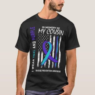 T-shirt En mémoire Cousin Prévention du suicide Amer