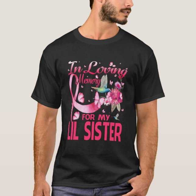 T-shirt En Mémoire D'Amour Pour Ma Soeur Lil (Devant)