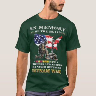 T-shirt EN MÉMOIRE DE, Cadeau parfait pour papa vétéran Gr