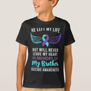 T-shirt En Mémoire De La Prévention Du Suicide Frère