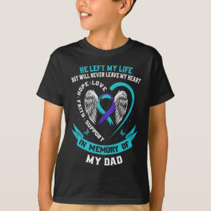 T-shirt En Mémoire De Mon Père Perte De Père Suicide Acadé