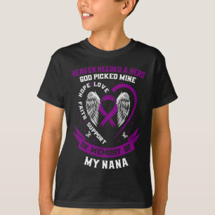 T-shirt En Mémoire De Nana Pancreatic Cancer Awareness Mem
