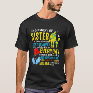 T-shirt En Mémoire De Soeur Au Ciel, Ma Soeur Ma Guardi