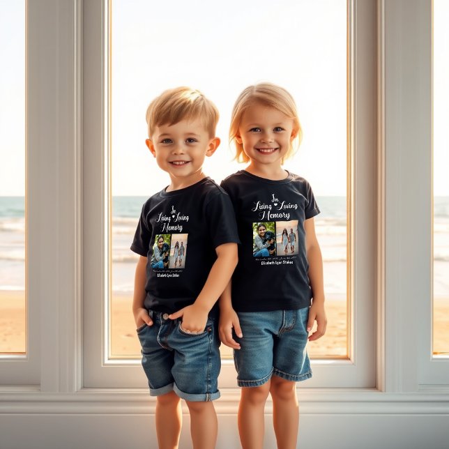 T-shirt en mémoire vive et amoureuse (Living and Loving Memorial Toddler T-shirts)