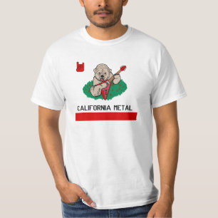 T-SHIRT EN MÉTAL DE LA CALIFORNIE