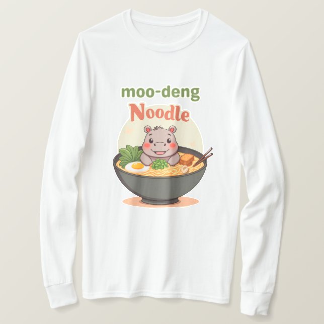 T-shirt en moo deng (Design devant)