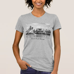 T-shirt en niveaux de gris de Chicago Buckingham