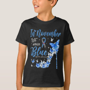 T-shirt En Novembre, Nous Portons Beurre De Sensibilisatio