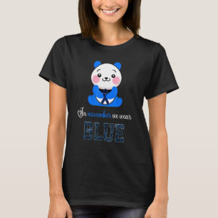 T-shirt En Novembre Nous Portons Bleu Le Sable De Sensibil