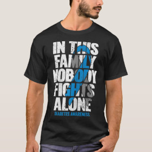 T-shirt En Novembre Nous Portons Bleu T1d T2d Diabète Diab