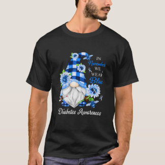 T-shirt En Novembre, Nous Portons Des Gnomes Bleus Sensibi