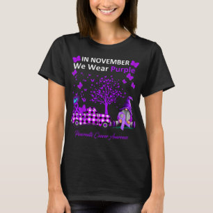T-shirt En Novembre Nous Portons Violet Cancer Pancréatiqu