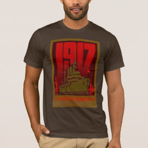 T-SHIRT EN OCTOBRE 1917 ROUGE