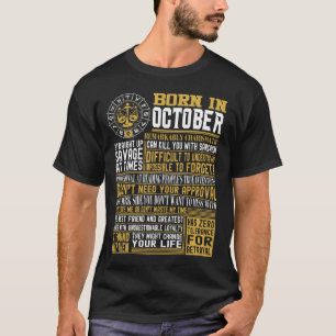 T-shirt En octobre faits soutenus