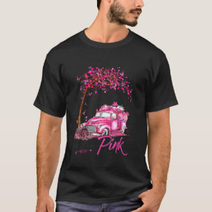 T-shirt En Octobre Nous Portons Citrouille Voiture Rose Ca