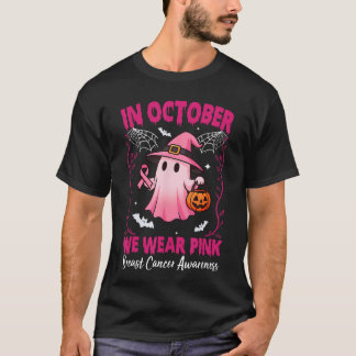 T-shirt en octobre nous portons du rose pour la sensibilis
