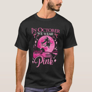 T-shirt En Octobre Nous Portons K Ribbon Witch Halloween B