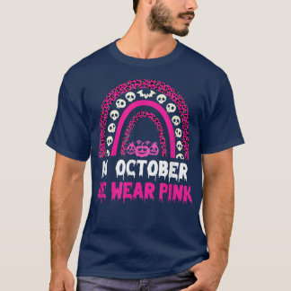 T-shirt En Octobre, Nous Portons La Salle Citrouille Du Ca