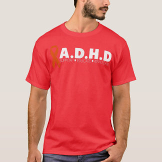 T-shirt En Octobre Nous Portons Orange TDAH Sensibilisatio