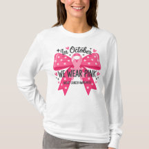 En Octobre Nous Portons Pink Polka Dot Bow