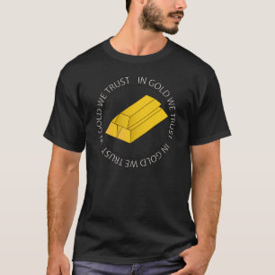 T-SHIRT EN OR NOUS FAISONS CONFIANCE