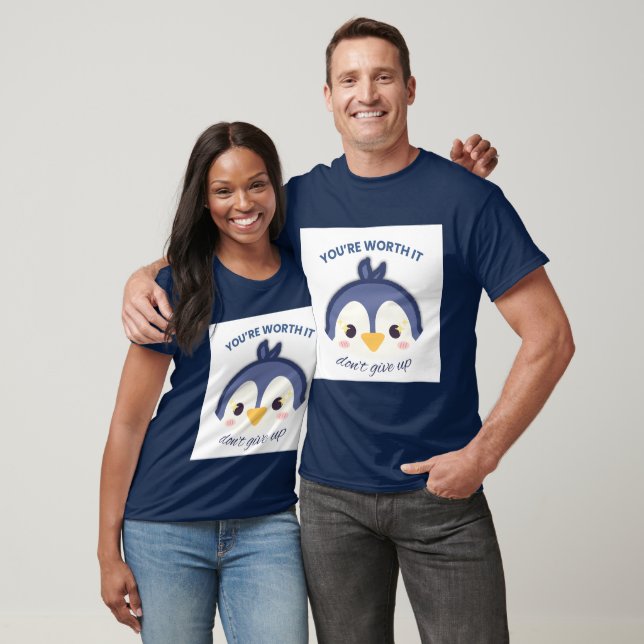 T-shirt en pingouin mignon (Unisexe)