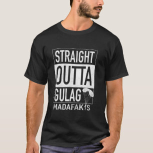 T-shirt En Plein Air Du Goulag Madafaka Parachute Pour Les