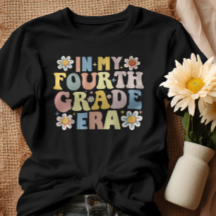 T-shirt En Quatrième Année, Je Reviens À L'École