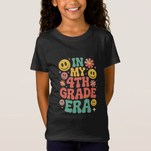 T-Shirt En quatrième année Retro 4e année de retour scolai