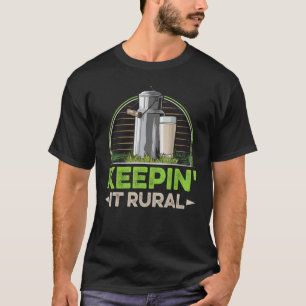 T-shirt En restant rural pour un éleveur de vaches