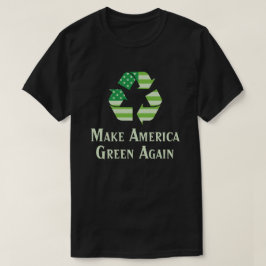 T-shirt En réutilisant le symbole faites le vert de