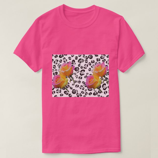 T-shirt En rose (Design devant)