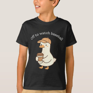 T-shirt En route pour regarder les garçons d'oie de baseba