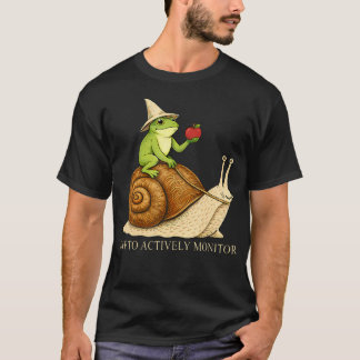 T-shirt En route pour surveiller activement l'enseignant d