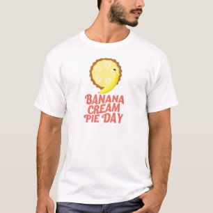 T-shirt En second lieu mars - jour de tarte crème de
