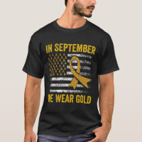 En Septembre, Nous Portons Gold Childhood Cancer A