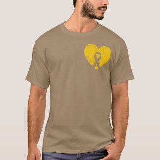 T-shirt En Septembre, Nous Portons Gold Childhood Cancer A