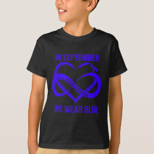 T-shirt En septembre, nous portons le ruban de sensibilisa