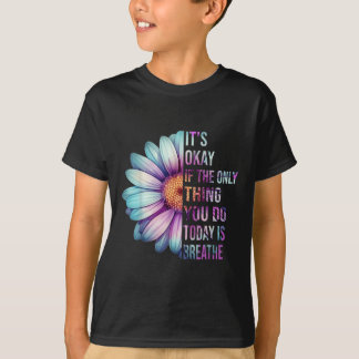 T-shirt En Septembre Nous Portons Turquoise Ribbon Suicide