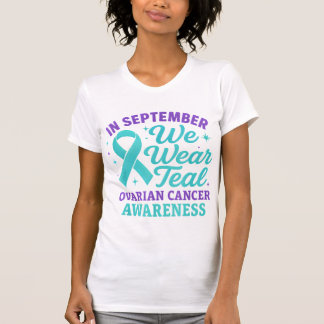T-shirt En Septembre, Nous Portons Turquoise Sensibilisati