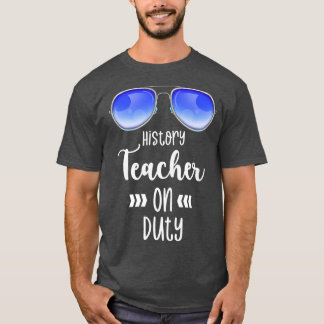 T-shirt En service Histoire Enseignant Premier jour Retour