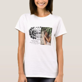 T-shirt En Souvenir | Mémorial de Funérailles Photo  