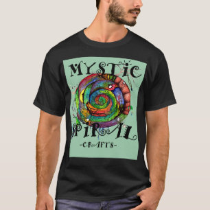 T-shirt en spirale mystique
